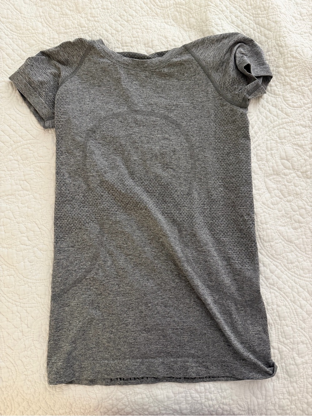 lululemon athletica Short Sleeve Tech Tee in Heather Gray